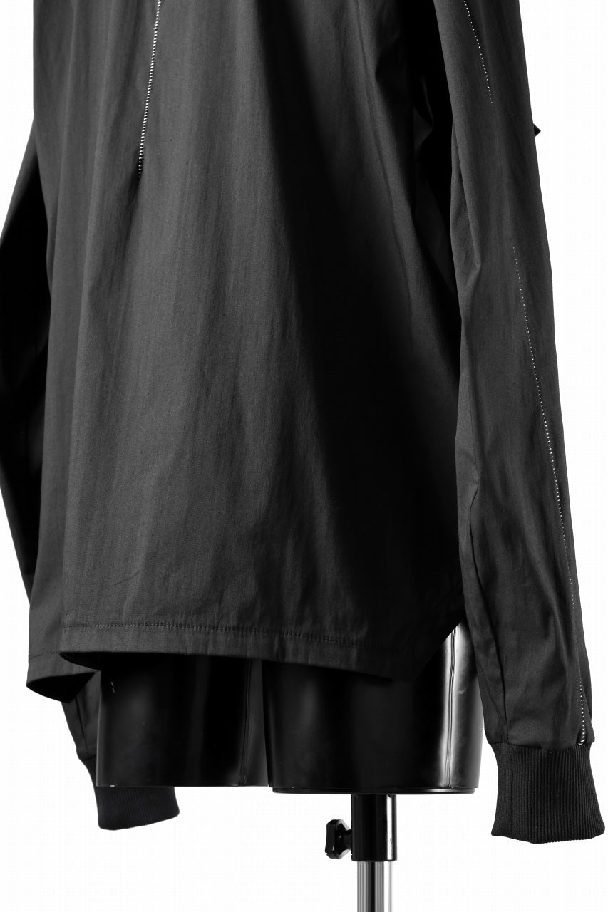 画像をギャラリービューアに読み込む, thom/krom WORK POCKET JACKET / ELASTIC COTTON &amp; POLYAMIDE (BLACK)