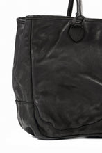 Load image into Gallery viewer, ISAMU KATAYAMA BACKLASH ZIP TOTE BAG / OBJECT DYED JAPAN ROUGH STEER (BLACK)