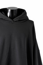 画像をギャラリービューアに読み込む, thom/krom EXTRA OVERSIZED FIT HOODIE / ELASTIC COTTON SWEAT (BLACK)