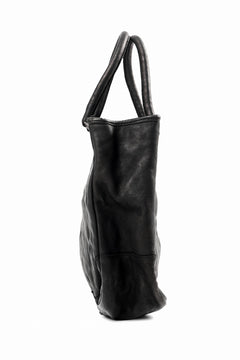 Load image into Gallery viewer, ISAMU KATAYAMA BACKLASH ZIP TOTE BAG / OBJECT DYED JAPAN ROUGH STEER (BLACK)