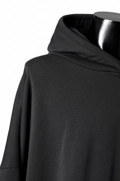 画像をギャラリービューアに読み込む, thom/krom EXTRA OVERSIZED FIT HOODIE / ELASTIC COTTON SWEAT (BLACK)