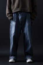 画像をギャラリービューアに読み込む, CHANGES REMAKE PAINTER DENIM PANTS with APRON PARTS (INDIGO #C)