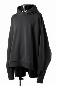 画像をギャラリービューアに読み込む, thom/krom EXTRA OVERSIZED FIT HOODIE / ELASTIC COTTON SWEAT (BLACK)