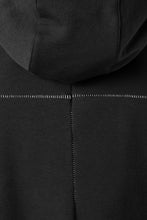 画像をギャラリービューアに読み込む, thom/krom EXTRA OVERSIZED FIT HOODIE / ELASTIC COTTON SWEAT (BLACK)