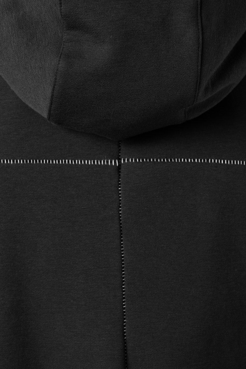 画像をギャラリービューアに読み込む, thom/krom EXTRA OVERSIZED FIT HOODIE / ELASTIC COTTON SWEAT (BLACK)