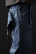 画像をギャラリービューアに読み込む, CHANGES REMAKE PAINTER DENIM PANTS with APRON PARTS (INDIGO #C)