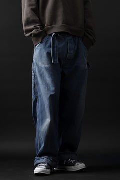 画像をギャラリービューアに読み込む, CHANGES REMAKE PAINTER DENIM PANTS with APRON PARTS (INDIGO #C)