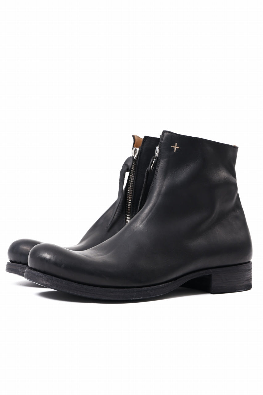 Load image into Gallery viewer, m.a+ side zipped short boot / S1G2Z/VA1,5 (BLACK)