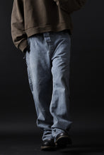 画像をギャラリービューアに読み込む, CHANGES REMAKE PAINTER HICKORY DENIM PANTS with APRON PARTS (INDIGO)