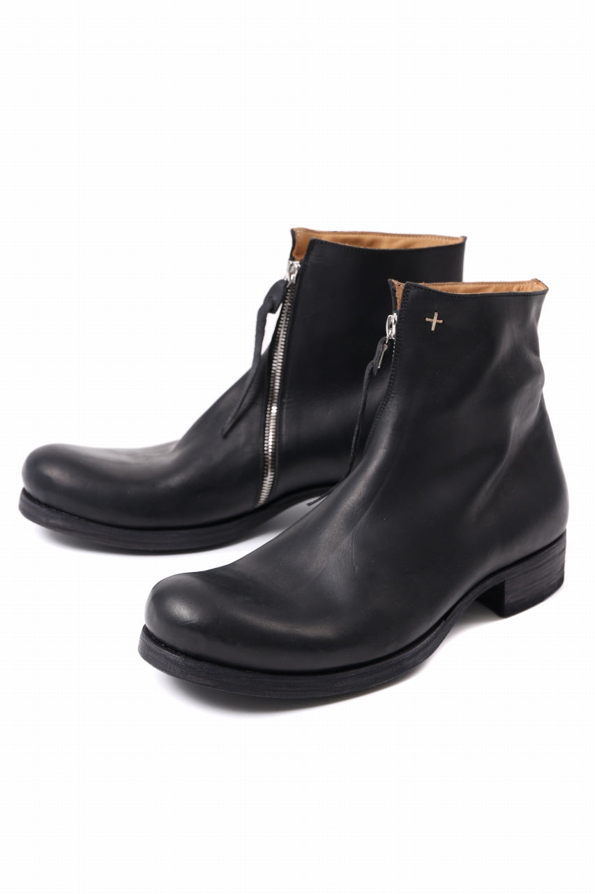 Load image into Gallery viewer, m.a+ side zipped short boot / S1G2Z/VA1,5 (BLACK)