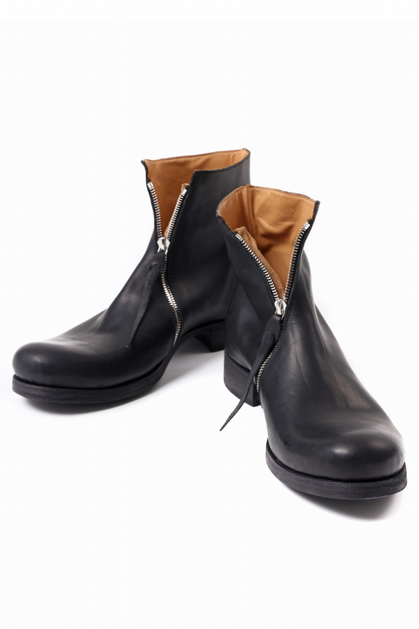Load image into Gallery viewer, m.a+ side zipped short boot / S1G2Z/VA1,5 (BLACK)