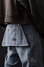 画像をギャラリービューアに読み込む, CHANGES REMAKE PAINTER HICKORY DENIM PANTS with APRON PARTS (INDIGO)
