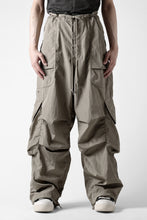 画像をギャラリービューアに読み込む, entire studios FREIGHT CARGO PANTS / CRINKLE NYLON (SAGE)