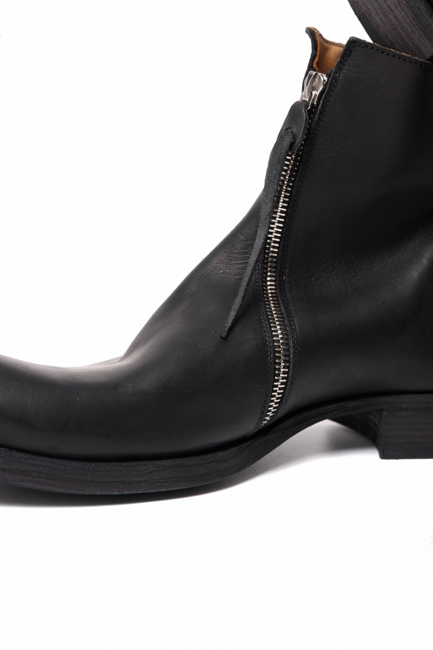 Load image into Gallery viewer, m.a+ side zipped short boot / S1G2Z/VA1,5 (BLACK)