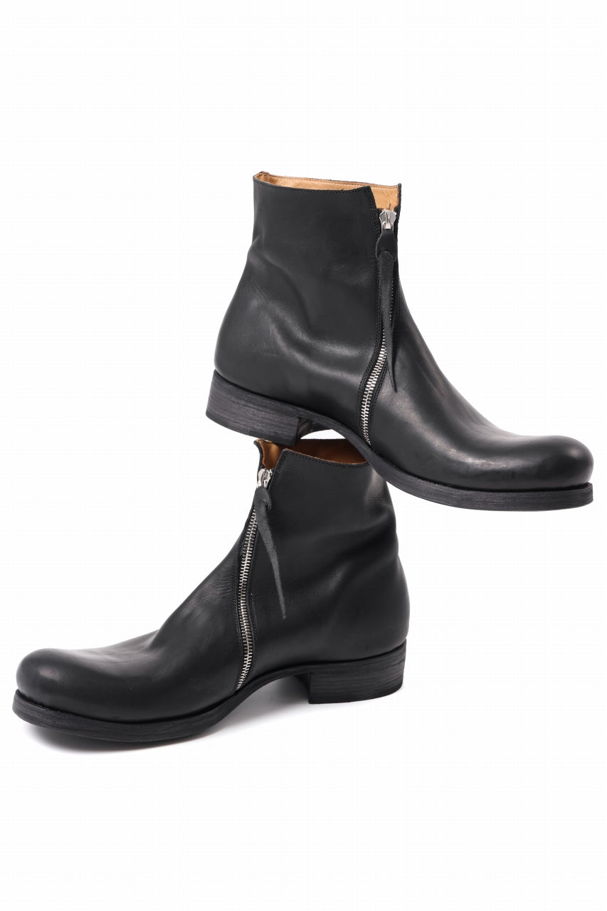 Load image into Gallery viewer, m.a+ side zipped short boot / S1G2Z/VA1,5 (BLACK)