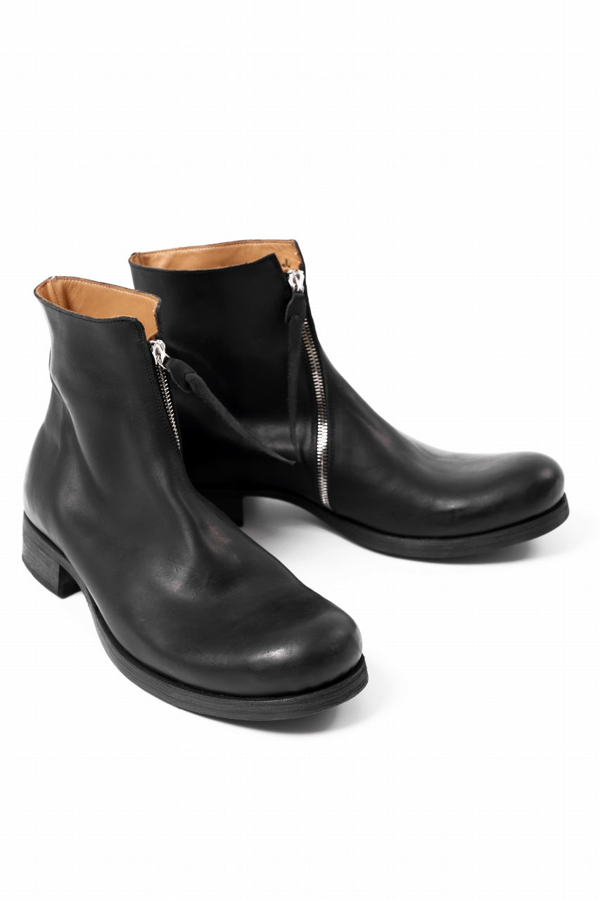 Load image into Gallery viewer, m.a+ side zipped short boot / S1G2Z/VA1,5 (BLACK)