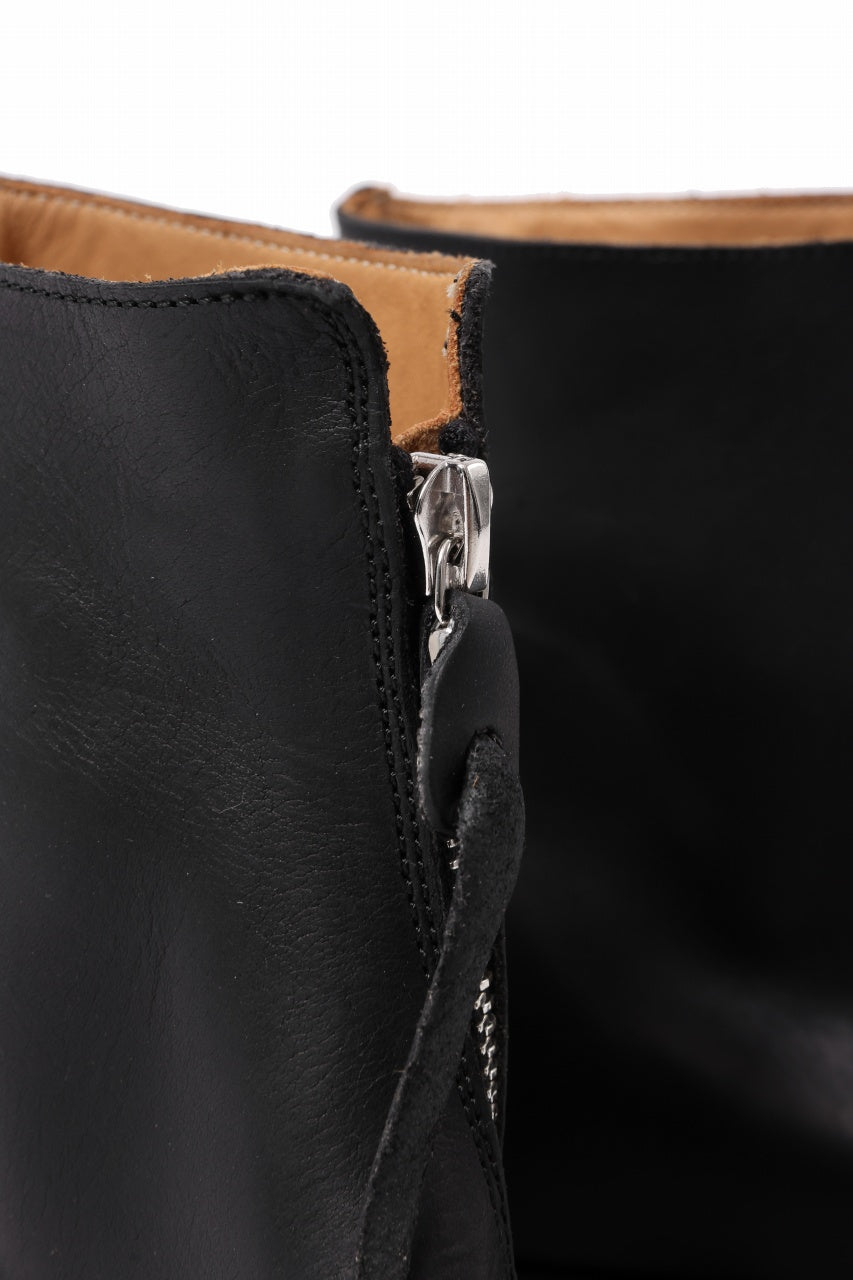 Load image into Gallery viewer, m.a+ side zipped short boot / S1G2Z/VA1,5 (BLACK)