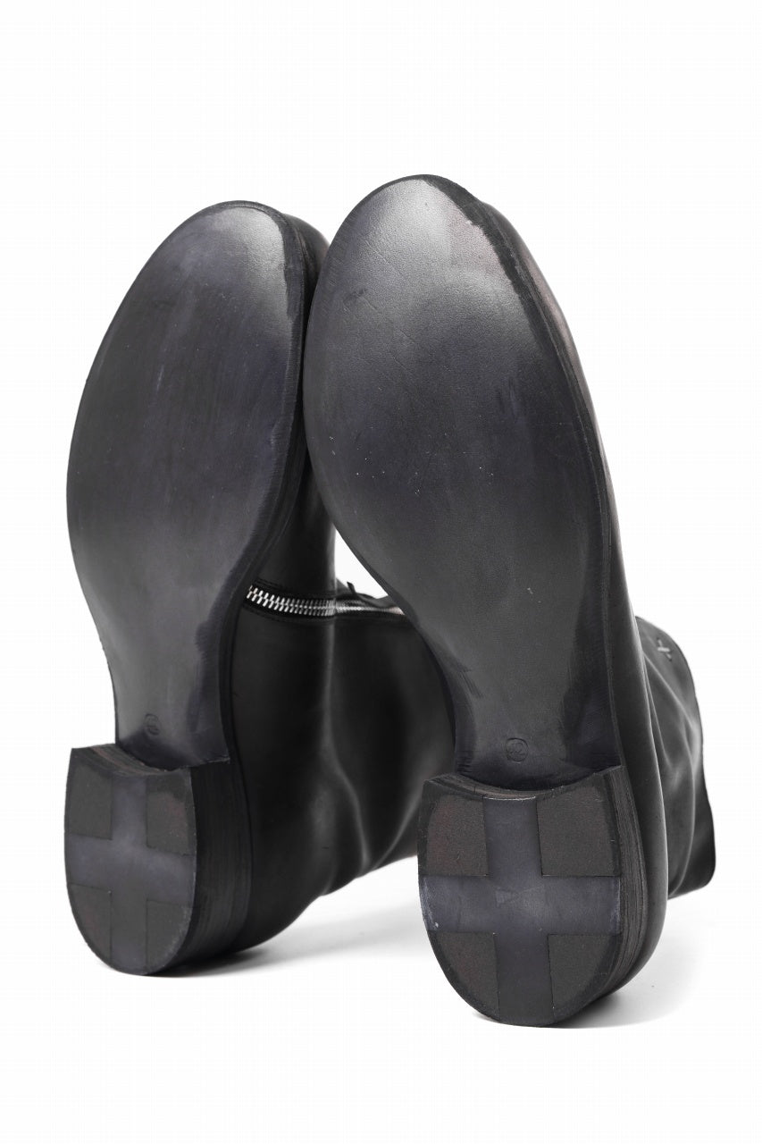 Load image into Gallery viewer, m.a+ side zipped short boot / S1G2Z/VA1,5 (BLACK)