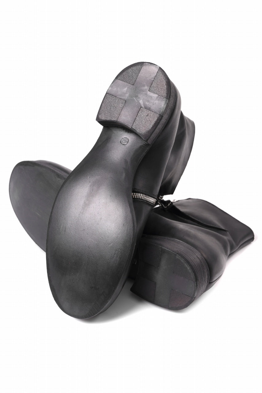 Load image into Gallery viewer, m.a+ side zipped short boot / S1G2Z/VA1,5 (BLACK)
