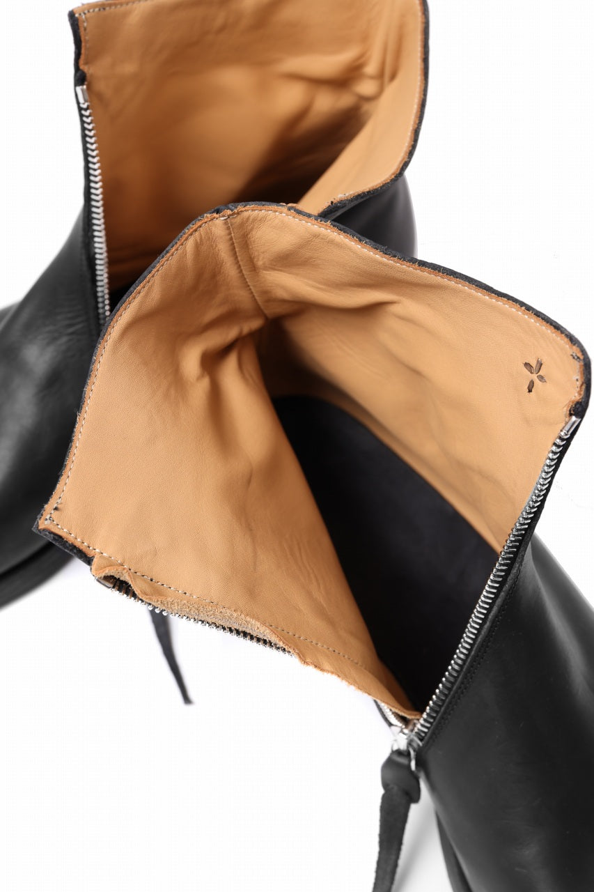 Load image into Gallery viewer, m.a+ side zipped short boot / S1G2Z/VA1,5 (BLACK)