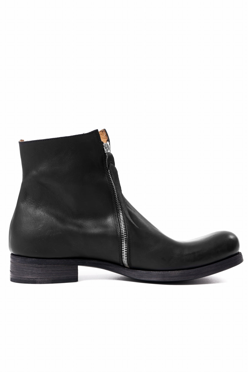 Load image into Gallery viewer, m.a+ side zipped short boot / S1G2Z/VA1,5 (BLACK)