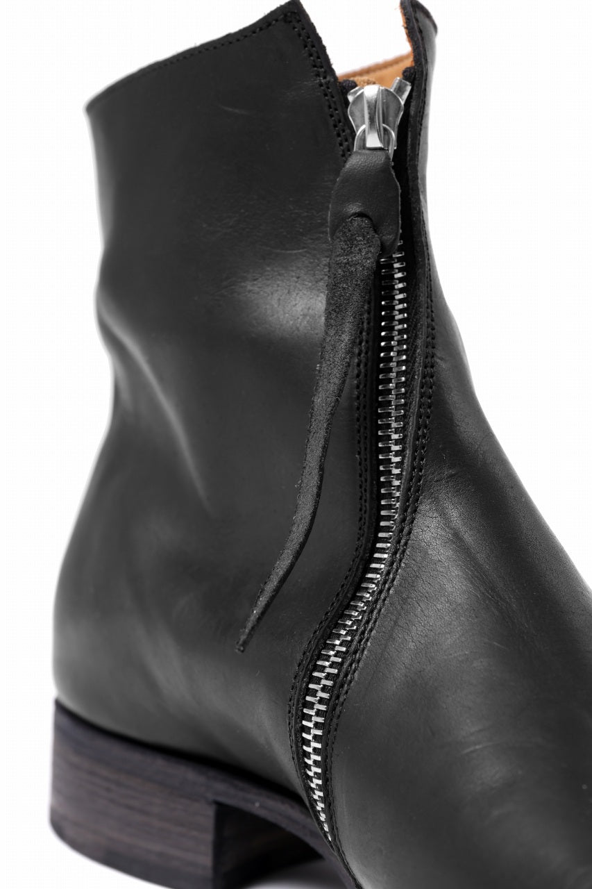 Load image into Gallery viewer, m.a+ side zipped short boot / S1G2Z/VA1,5 (BLACK)