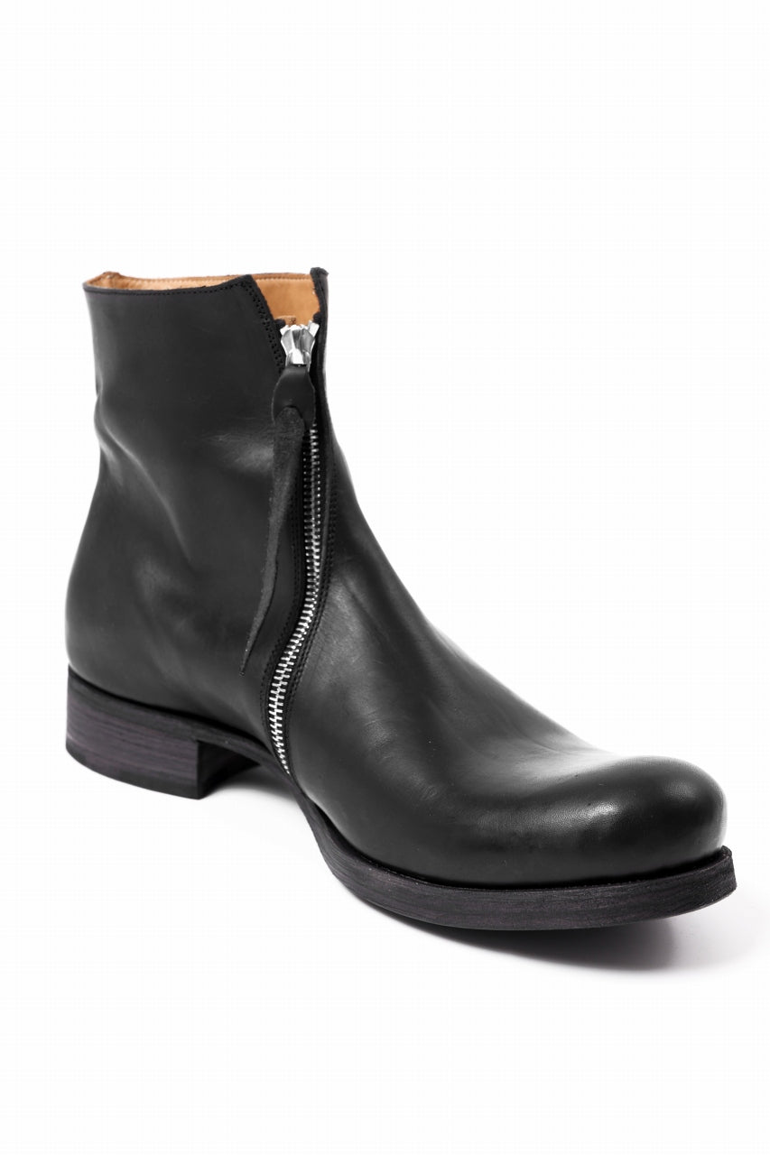 Load image into Gallery viewer, m.a+ side zipped short boot / S1G2Z/VA1,5 (BLACK)