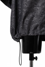画像をギャラリービューアに読み込む, A.F ARTEFACT FRONT ZIP SQUEEZING SHIRT / PAISLEY JACQUARD (D.GREY)