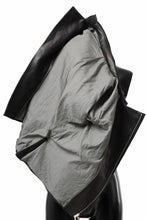Load image into Gallery viewer, m.a+ silver crosses sleeve diagonal zip biker jacket / J1/S+/SY1.0 (BLACK)