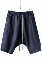 画像をギャラリービューアに読み込む, A.F ARTEFACT SARROUEL SHORT PANTS / LINEN TWILL (NAVY)