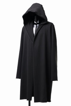 Load image into Gallery viewer, m.a+ hand painted hooded unlined cardigan / C328-HP/JM4 (BLACK)