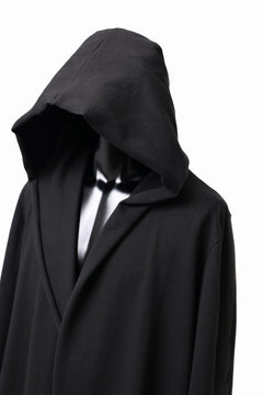 Load image into Gallery viewer, m.a+ hand painted hooded unlined cardigan / C328-HP/JM4 (BLACK)
