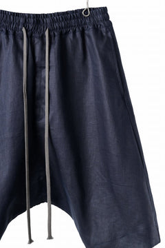 画像をギャラリービューアに読み込む, A.F ARTEFACT SARROUEL SHORT PANTS / LINEN TWILL (NAVY)