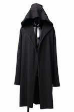 画像をギャラリービューアに読み込む, m.a+ exclusive hand painted hooded unlined cardigan coat / C328-HP/JM4 (BLACK)