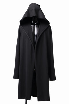 Load image into Gallery viewer, m.a+ hand painted hooded unlined cardigan / C328-HP/JM4 (BLACK)
