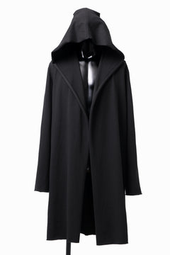 画像をギャラリービューアに読み込む, m.a+ exclusive hand painted hooded unlined cardigan coat / C328-HP/JM4 (BLACK)