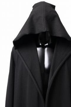 Load image into Gallery viewer, m.a+ hand painted hooded unlined cardigan / C328-HP/JM4 (BLACK)