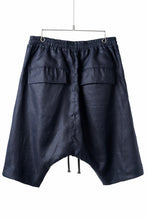 画像をギャラリービューアに読み込む, A.F ARTEFACT SARROUEL SHORT PANTS / LINEN TWILL (NAVY)