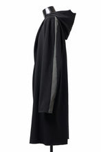 Load image into Gallery viewer, m.a+ hand painted hooded unlined cardigan / C328-HP/JM4 (BLACK)