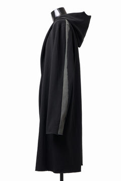 Load image into Gallery viewer, m.a+ hand painted hooded unlined cardigan / C328-HP/JM4 (BLACK)