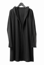 Load image into Gallery viewer, m.a+ hand painted hooded unlined cardigan / C328-HP/JM4 (BLACK)