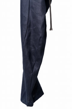 画像をギャラリービューアに読み込む, A.F ARTEFACT CURVED LONG PANTS / LINEN TWILL (NAVY)