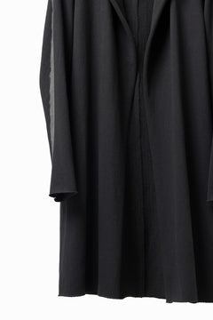 Load image into Gallery viewer, m.a+ hand painted hooded unlined cardigan / C328-HP/JM4 (BLACK)