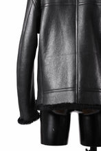 Load image into Gallery viewer, ISAMU KATAYAMA BACKLASH "LIMITED" B-3 FLIGHT JACKET / SPANISH MOUTON NATIVE BOMBER FINISH (BLACK)