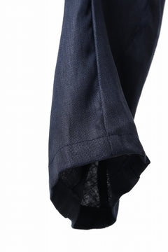 画像をギャラリービューアに読み込む, A.F ARTEFACT CURVED LONG PANTS / LINEN TWILL (NAVY)