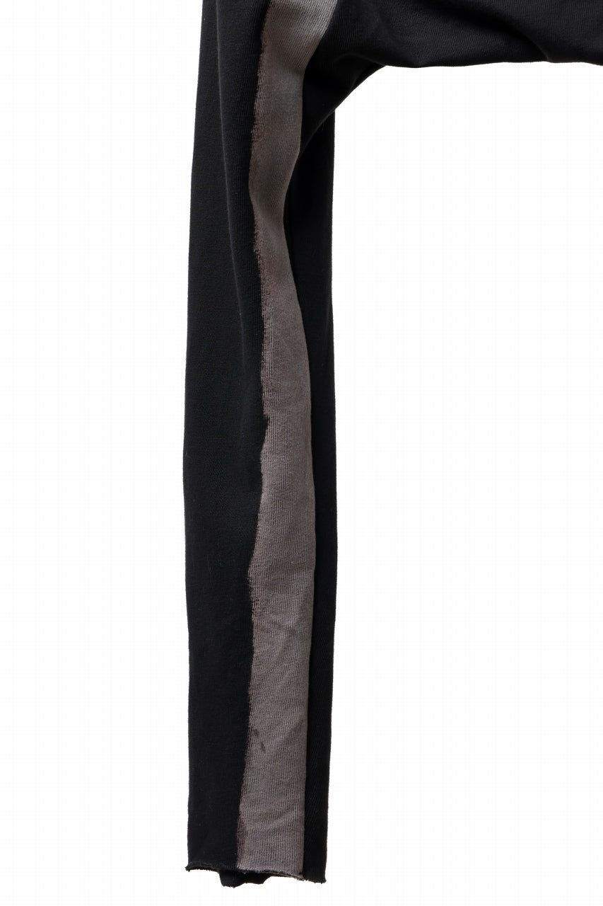 Load image into Gallery viewer, m.a+ hand painted elastic waist low crotch 2 pocket pants / P571-HP/JM4 (BLACK)