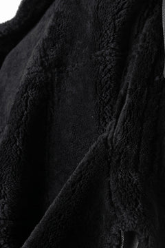 Load image into Gallery viewer, ISAMU KATAYAMA BACKLASH "LIMITED" B-3 FLIGHT JACKET / SPANISH MOUTON NATIVE BOMBER FINISH (BLACK)
