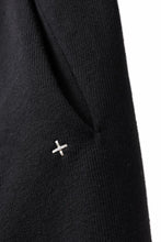 Load image into Gallery viewer, m.a+ hand painted elastic waist low crotch 2 pocket pants / P571-HP/JM4 (BLACK)