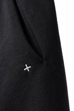 Load image into Gallery viewer, m.a+ hand painted elastic waist low crotch 2 pocket pants / P571-HP/JM4 (BLACK)