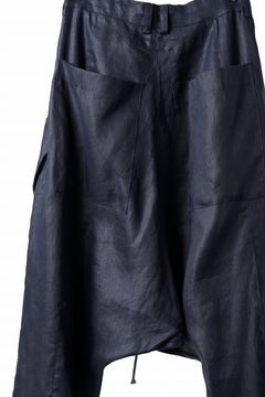 画像をギャラリービューアに読み込む, A.F ARTEFACT WIDE SARROUEL PANTS / LINEN TWILL (NAVY)